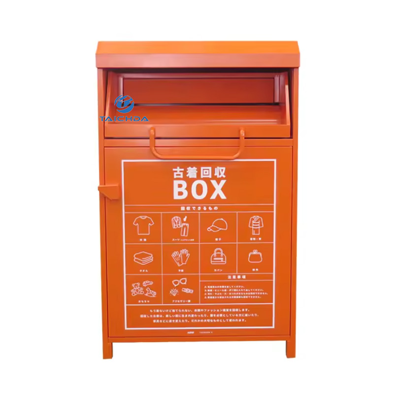 Large capacity clothing recycling bin