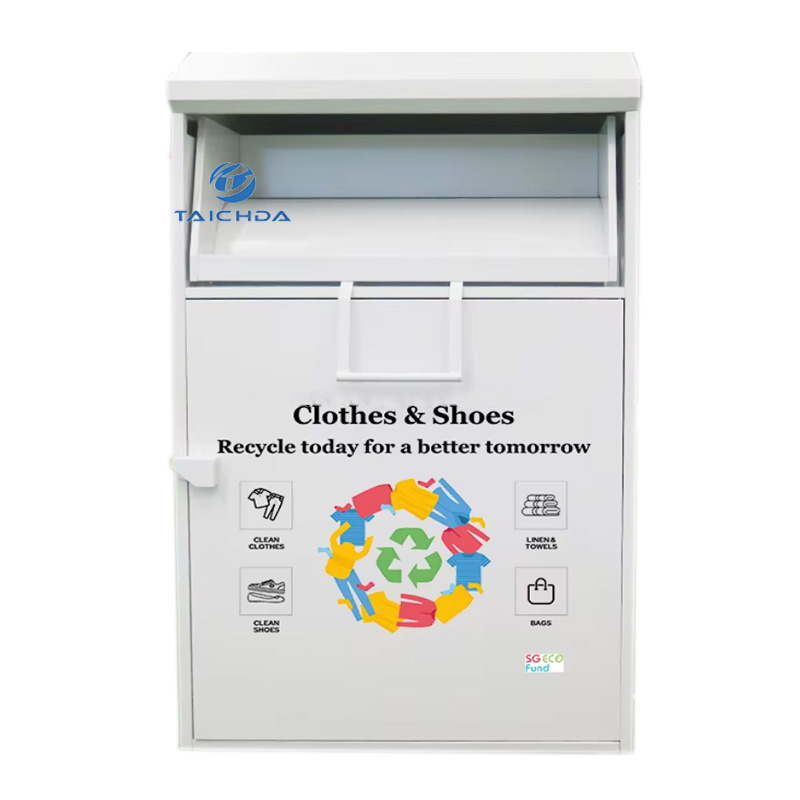 Clothing donation container