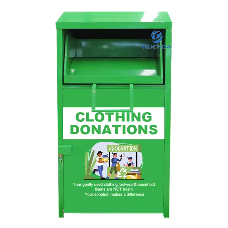 used linens collection box