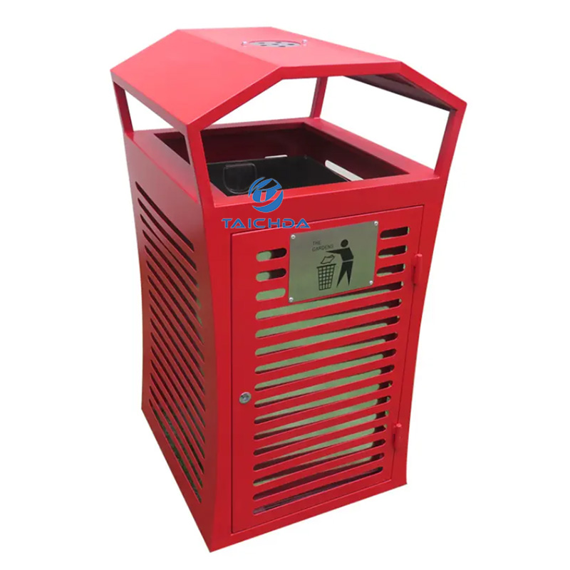 the garden rubbish collection bin