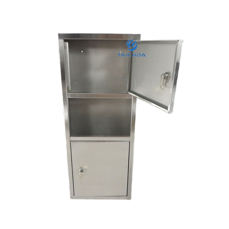 Recessed tissue dispenser and Wastebin