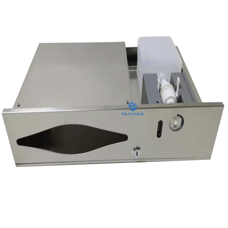 2 in 1 soap paper dispenser