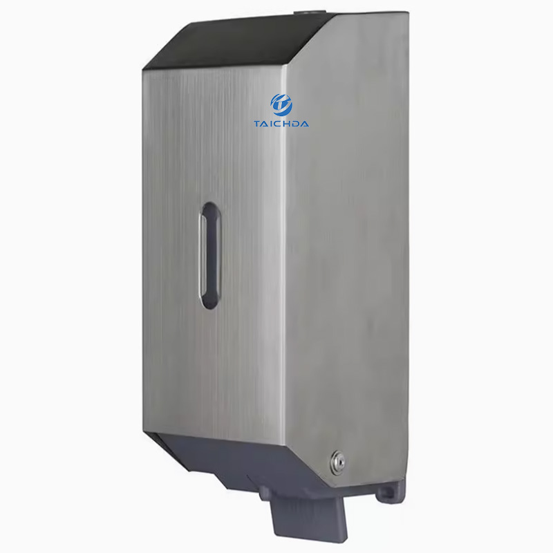 Lockable foam soap dispenser