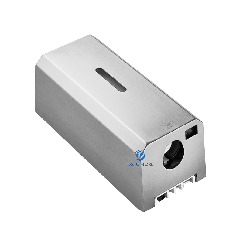 Wall mounted stainless steel soap dispenser