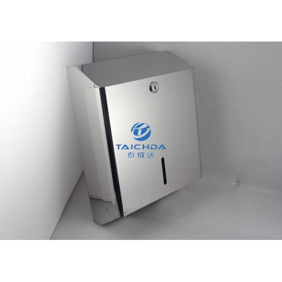 Wall mounted SS304 toilet paper dispenser