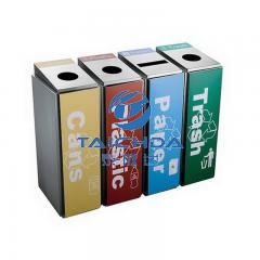 OEM Indoor Stainless Steel Classification Garbage Cans
